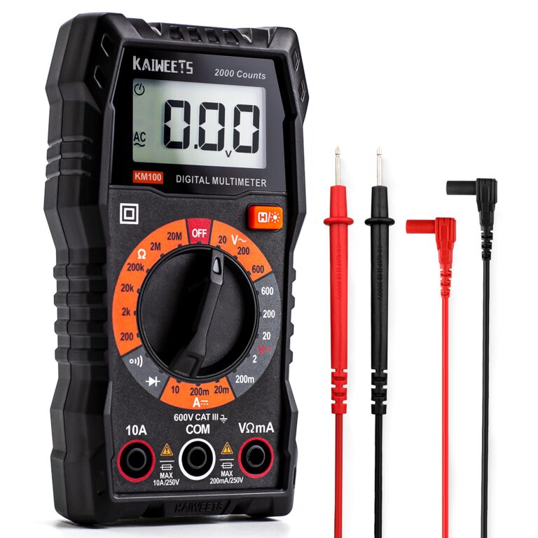 KAIWEETS Multimetro Digitale TRMS Mini Tester Portatile 2000 Conta