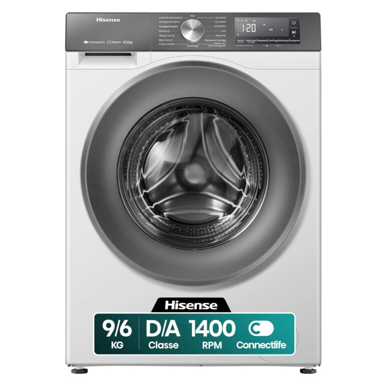 Hisense Lavasciuga 9+6 kg 1400 giri Vapore Inverter