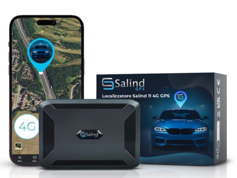 Salind 11 4G GPS per auto e moto, magnete, 70 giorni standby