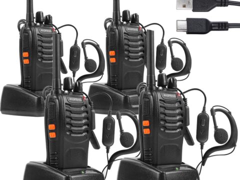 Walkie Talkie PMR446 ricaricabile 16 canali VOX con CTCSS/DCS