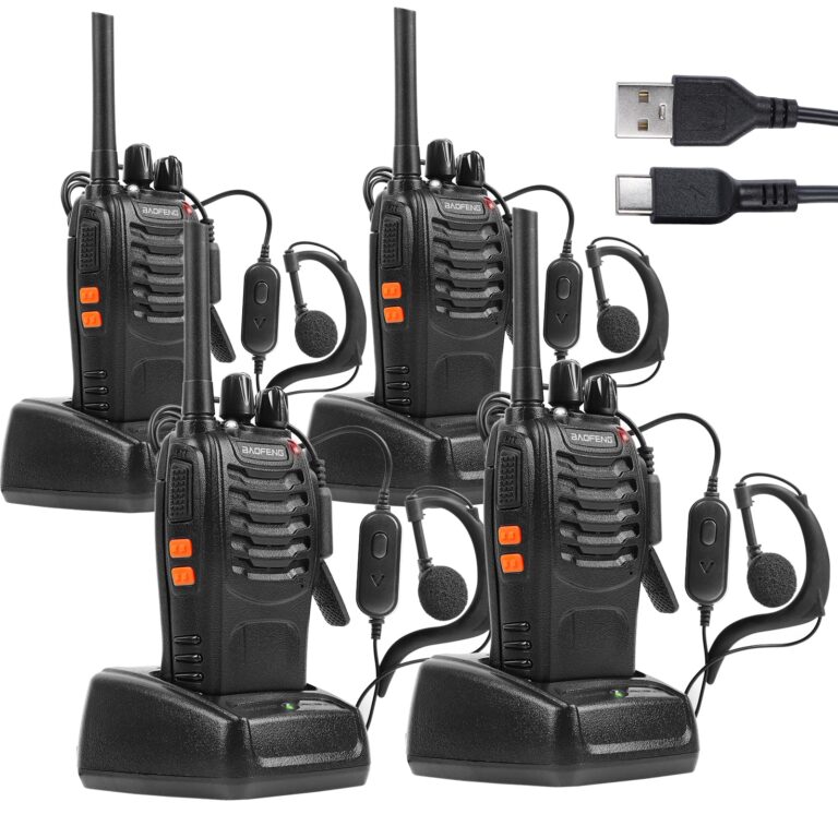 Walkie Talkie PMR446 ricaricabile 16 canali VOX con CTCSS/DCS