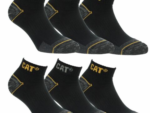 Caterpillar Calze Sneaker da Lavoro Rinforzate – 6 Paia