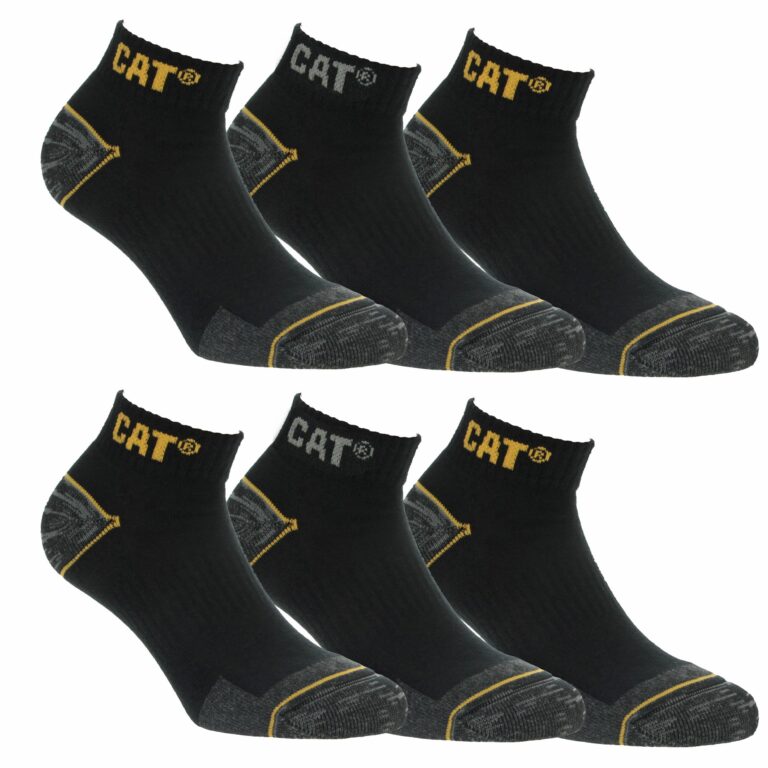 Caterpillar Calze Sneaker da Lavoro Rinforzate – 6 Paia