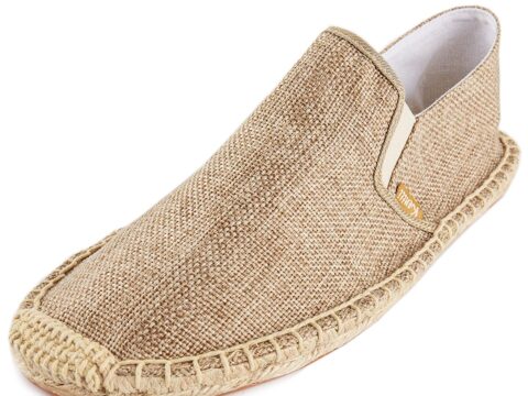 Kentti espadrillas canvas slip-on piatte uomo casual