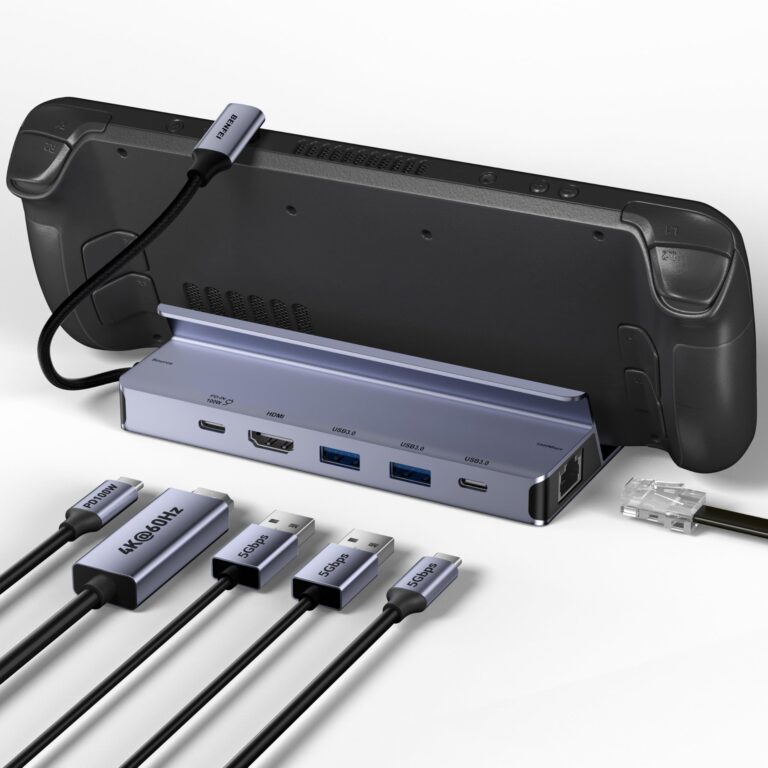BENFEI Dock 6 in 1 USB-C per Steam Deck, ROG Ally e Legion Go