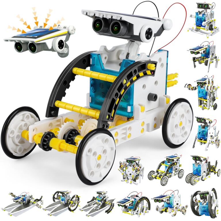 Energia Solare Robot, STEM 13 in 1 Giocattoli Robots Solari Educativi per Ragazzi Ragazze, Kit di...