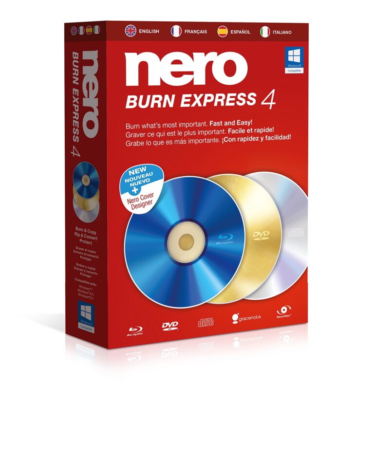 Nero Burn Express 4 – Software masterizzazione CD DVD Blu-ray
