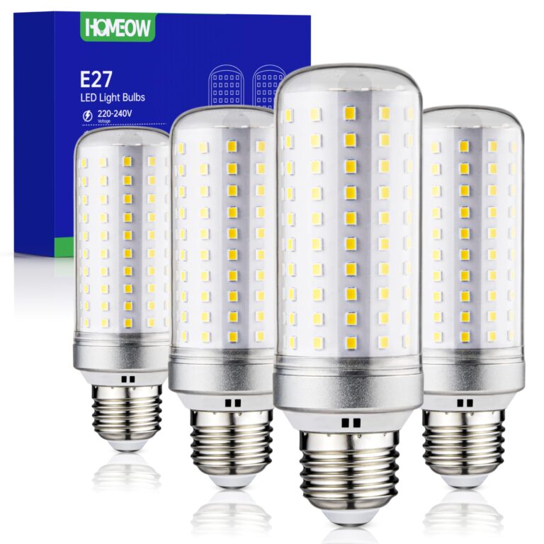 HOMEOW LED E27 25W 2500lm, luce naturale 4000K equivalente 200W