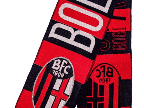 Bologna FC Sciarpa Ufficiale Acrilico Ricamo Jacquard – 140 cm