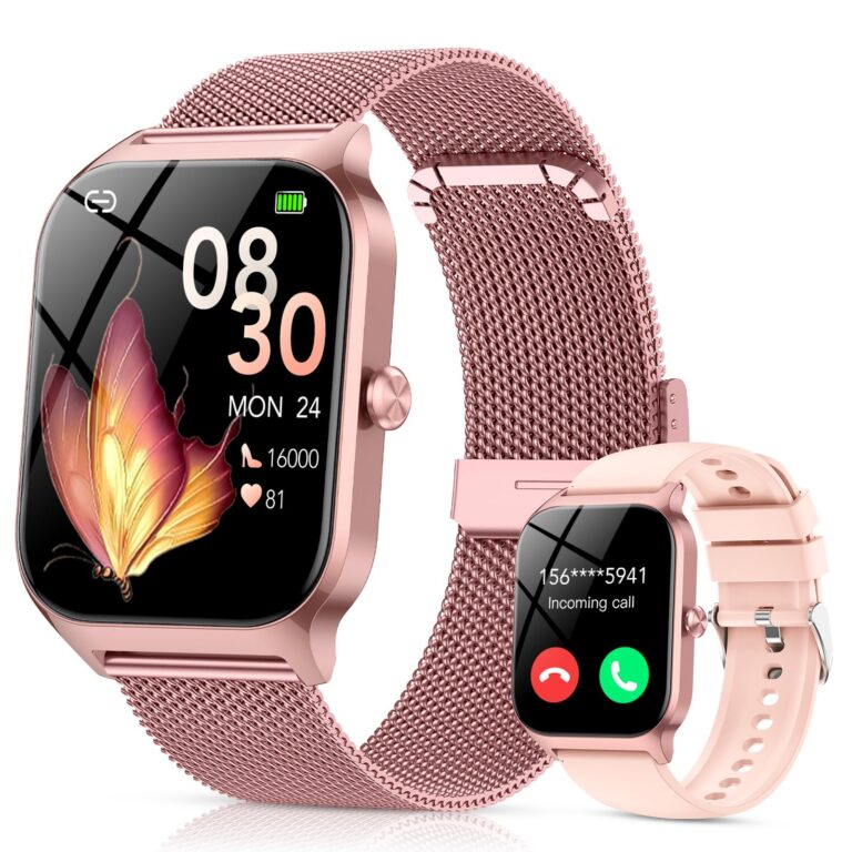 CASCHO Smartwatch Donna,1.85" HD Orologio Smartwatch con Chiamate Bluetooth e Assistente Vocale AI,120+ Sportive con Conta...