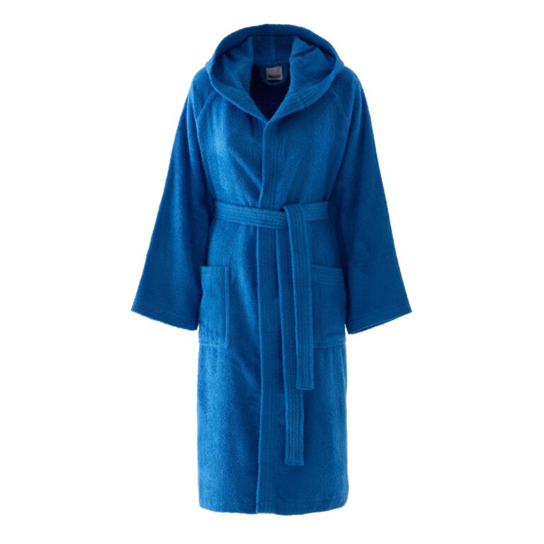 Bassetti Accappatoio Unisex con Cappuccio 100% Cotone Spugna