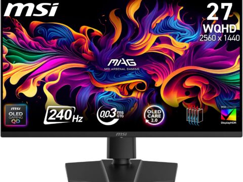 MSI MAG 273QP QD-OLED 26.5″ WQHD 240Hz Gaming Monitor