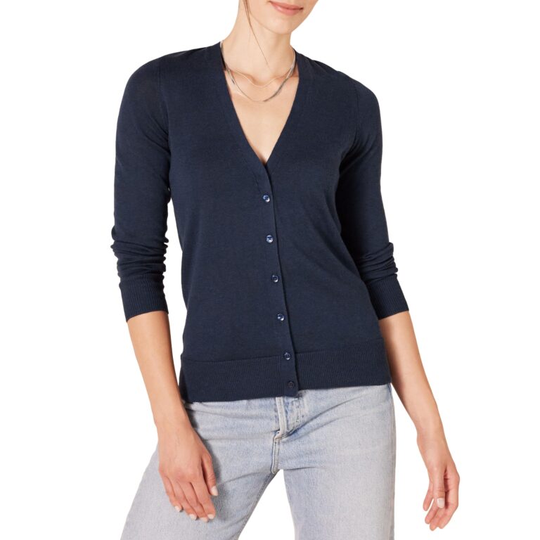Amazon Essentials Cardigan Felpa Leggera Donna