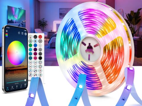 Beaeet Striscia LED RGB 10 Metri 24V con App Bluetooth
