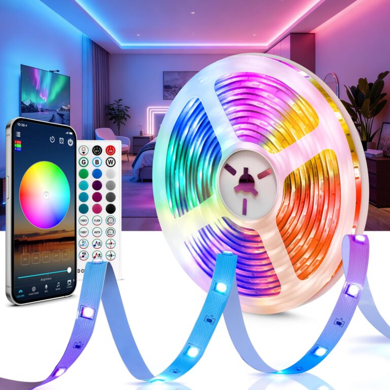 Beaeet Striscia LED RGB 10 Metri 24V con App Bluetooth