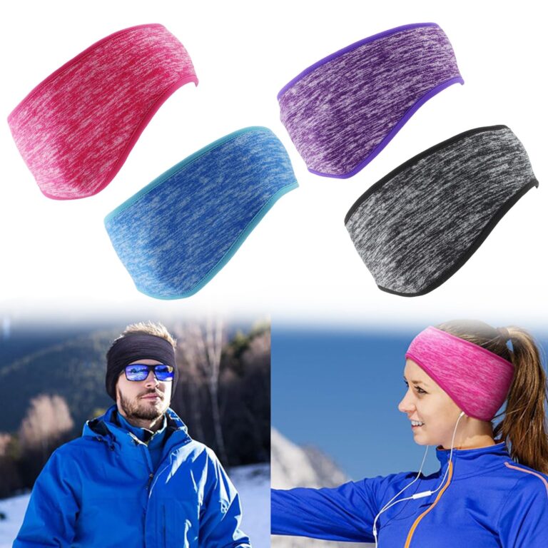 Fascia paraorecchie invernale unisex a copertura totale – set 4 pezzi