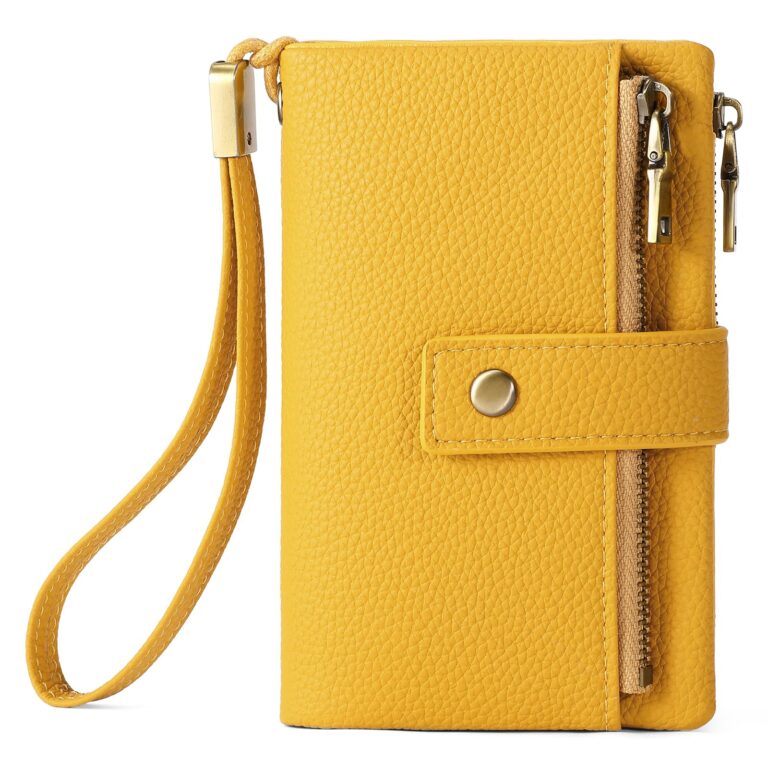 SENDEFN portafoglio donna medio in pelle con blocco RFID