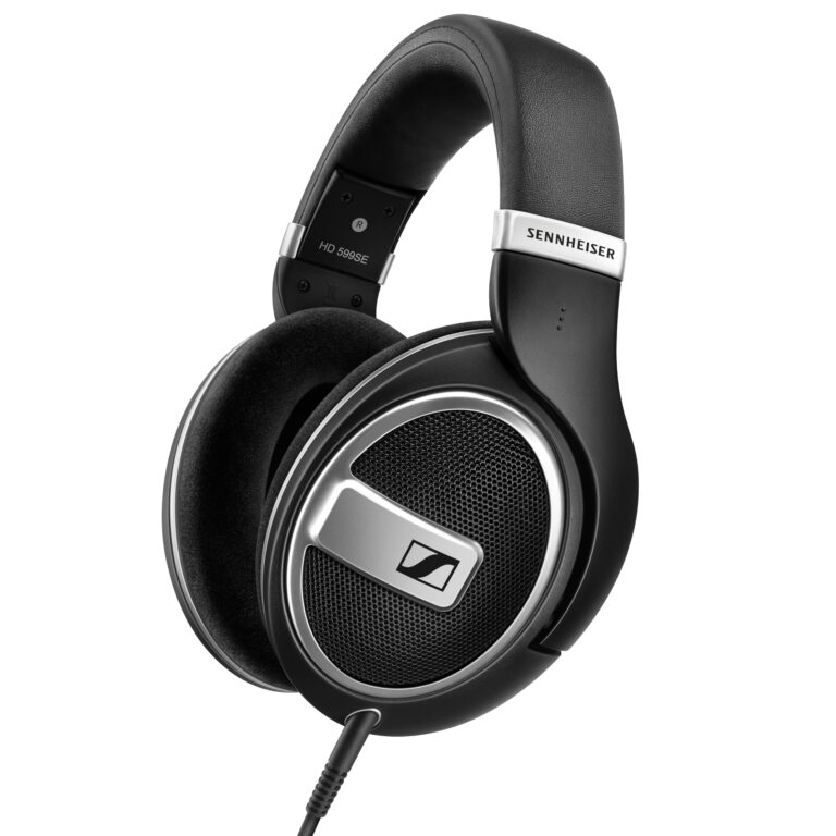 Sennheiser HD 599 Cuffie Aperte sul Retro, Edizione Speciale, Nero