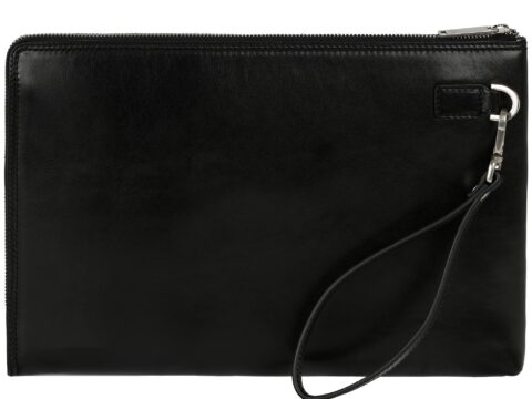 Time Resistance Pochette Uomo Artigianale Italiana con Cinturino