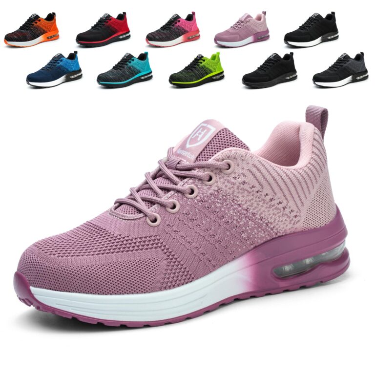 Hitopteu Scarpe Antinfortunistiche Leggere Punta in Acciaio Traspiranti Unisex