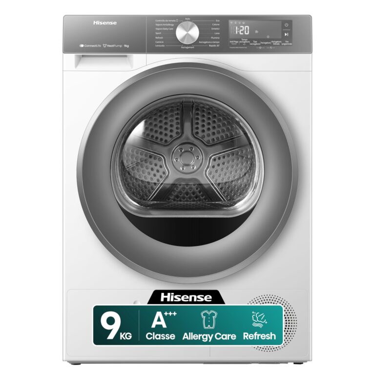 Hisense Asciugatrice a pompa di calore 9 kg A+++ Wi-Fi e display