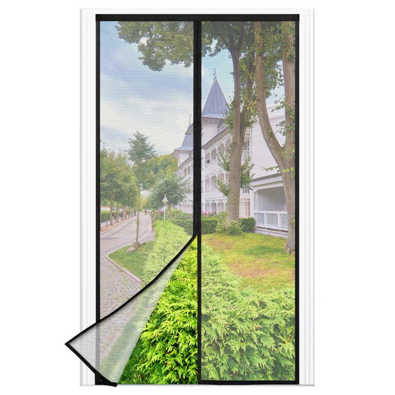Zanzariera Magnetica Nera 100x240 cm con Rete Fine