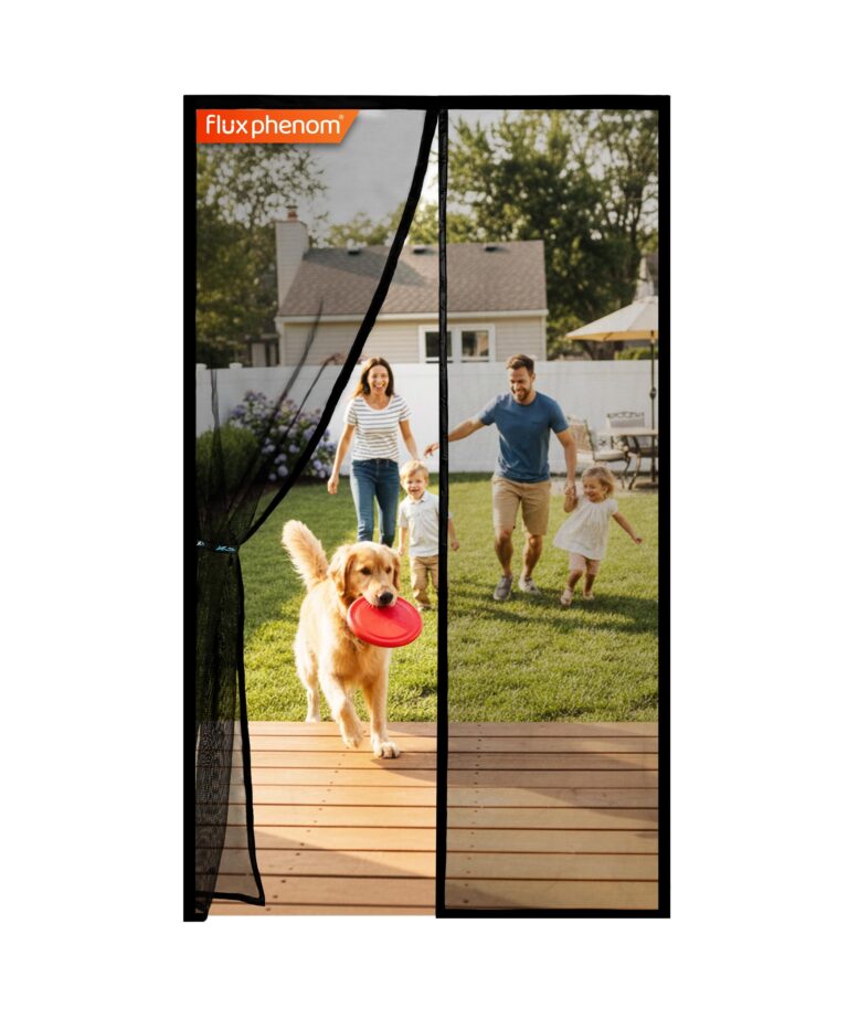 Flux Phenom Zanzariera Magnetica per Porta-Finestra 120x240 cm Trasparente