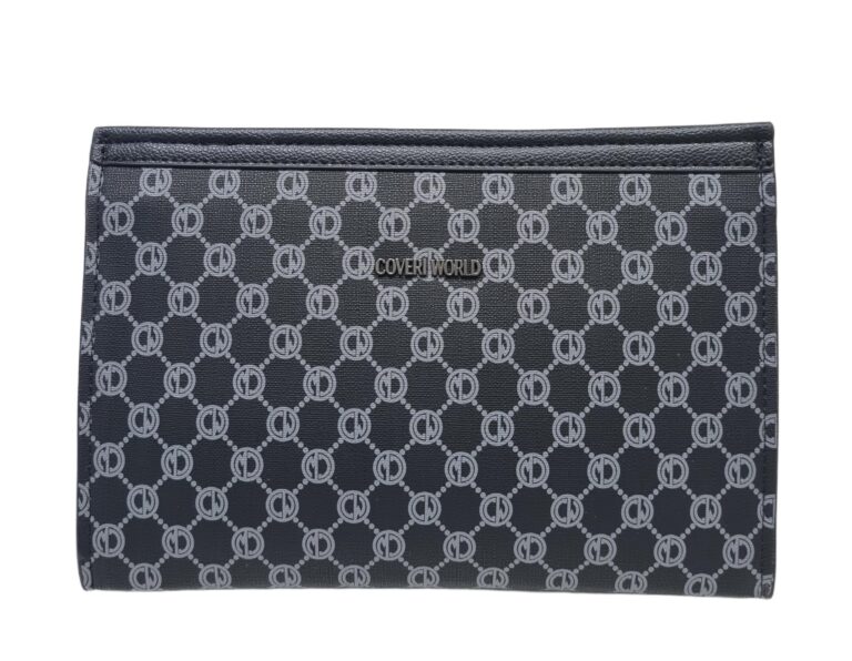 Coveri Borsa Uomo a Mano Grande con Monogramma 29x20 cm