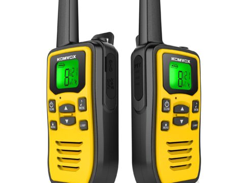 Walkie Talkie PMR Ricaricabili 16 Canali per Adulti, Kit Sopravvivenza