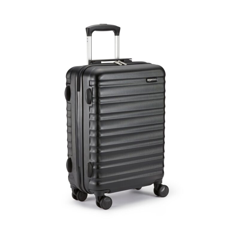 Amazon Basics Trolley Cabina Rigido ABS 55x40x20 cm Nero