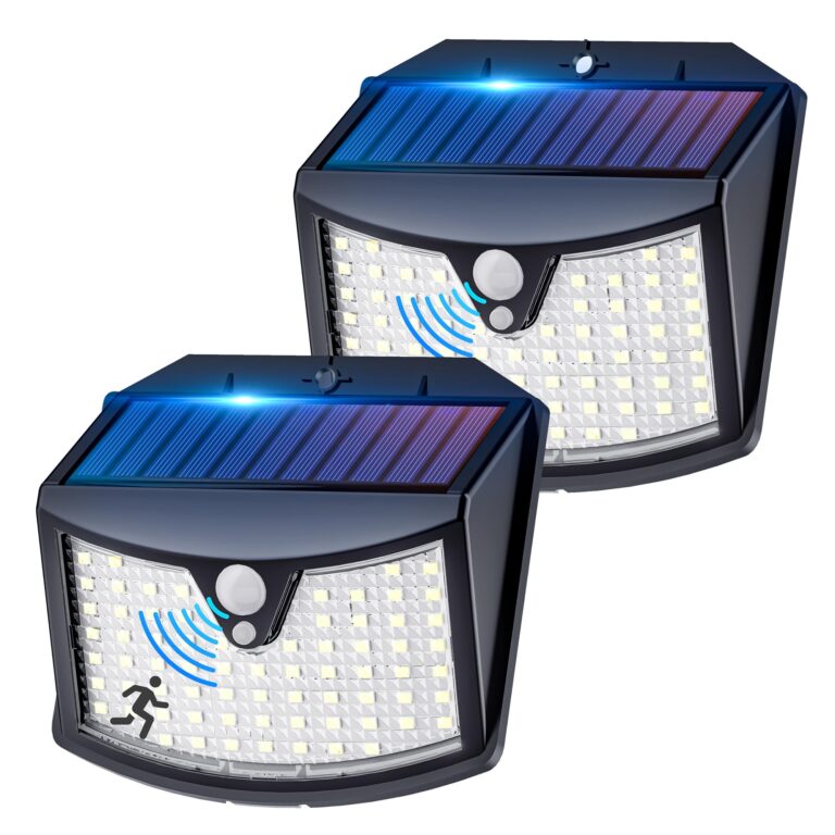 Giliwosy Faretto Solare da Esterno con Sensore di Movimento IP65