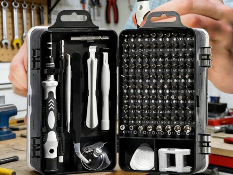 Set cacciaviti di precisione 115 in 1 per elettronica