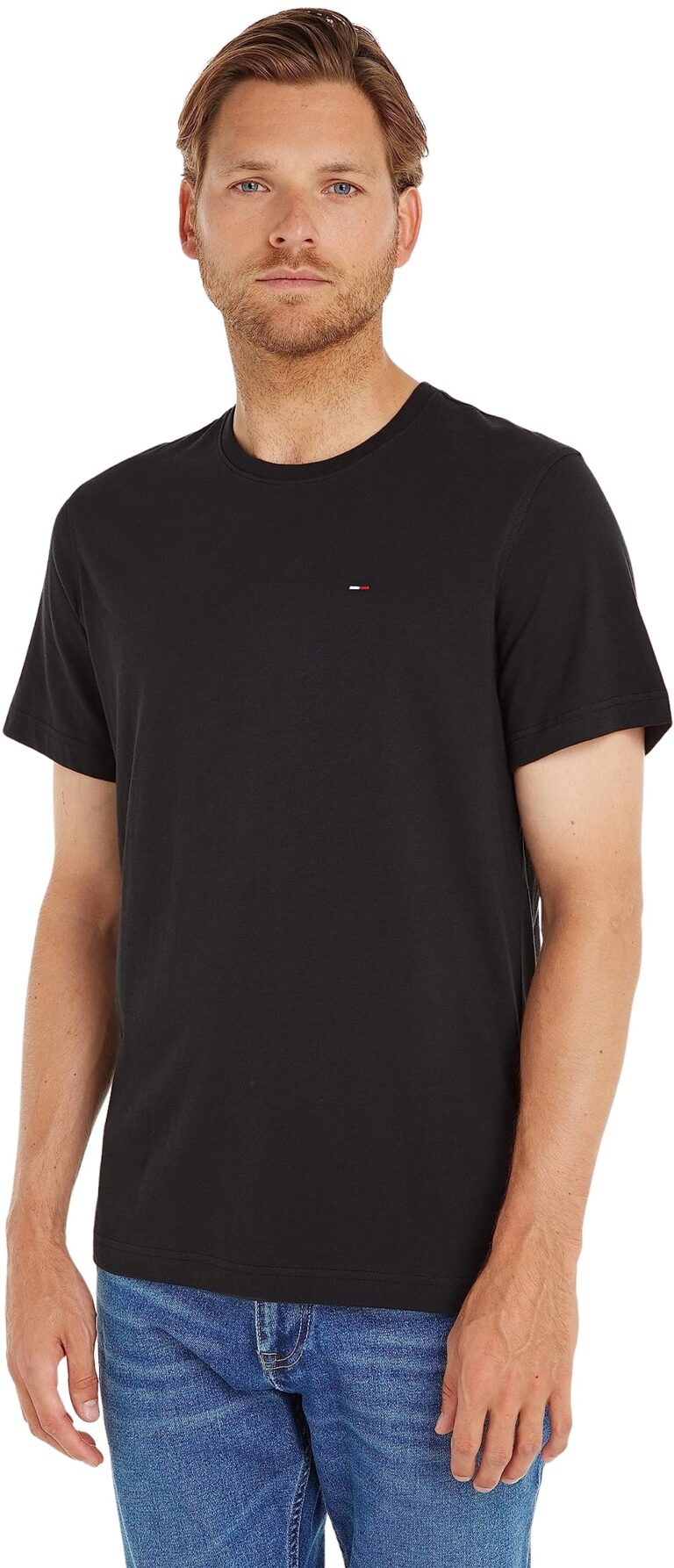 Tommy Jeans T-Shirt Uomo Original Slim Fit Maniche Corte