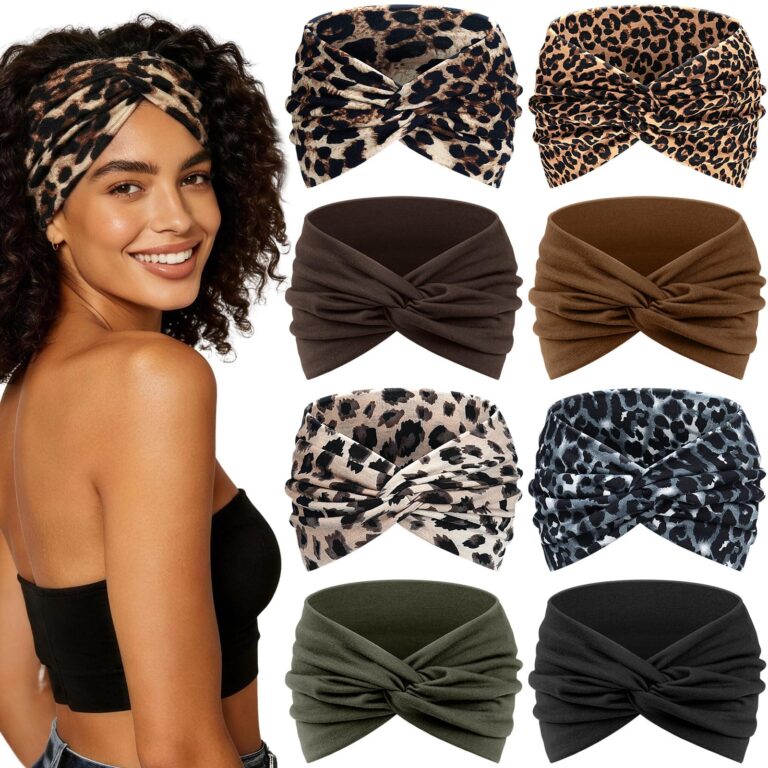 Awumbuk Fasce Capelli Elastiche Extra Large - 8 Pezzi