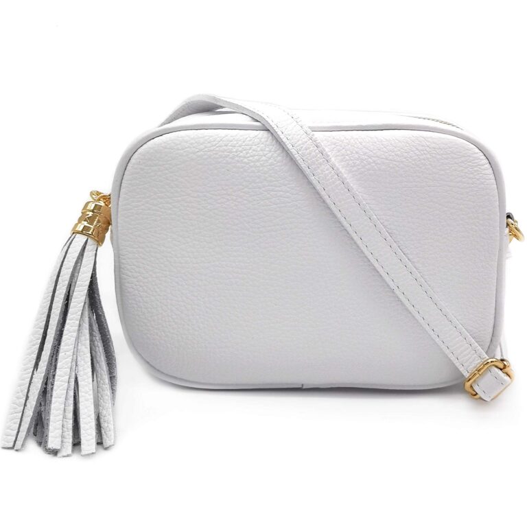 ELIOX borsa donna vera pelle Made in Italy piccola tracolla