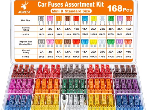 JOREST Kit fusibili auto assortiti 169 pezzi con estrattore (2A–40A)