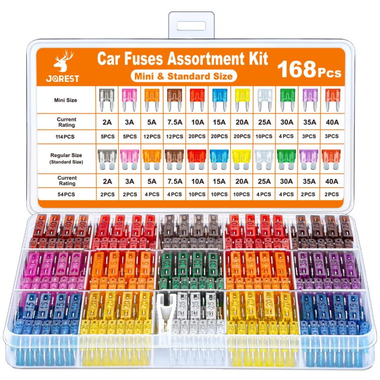 JOREST Kit fusibili auto assortiti 169 pezzi con estrattore (2A–40A)