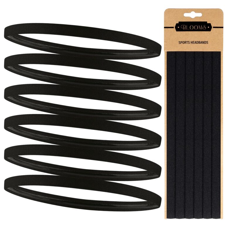 Blooms Fasce Capelli Sportive Antiscivolo - Set 6 Pezzi