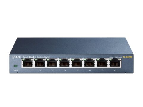 TP-Link TL-SG108 Switch 8 Porte Gigabit in Metallo