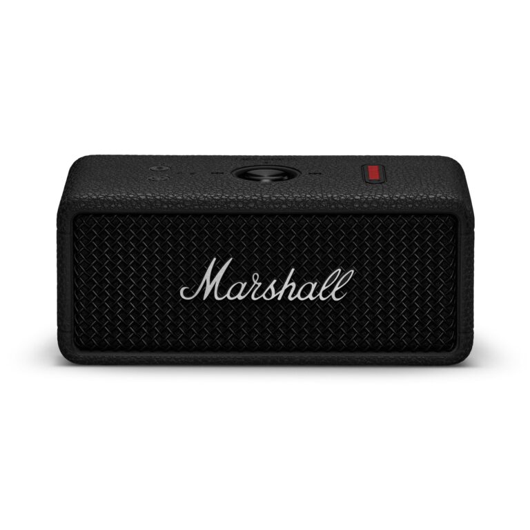 Marshall Emberton III Altoparlanti Bluetooth portatili Wireless accoppiabili IP67 Resistente a polvere e acqua, 32+ ore di riproduzione Ricarica rapida - nero e argento