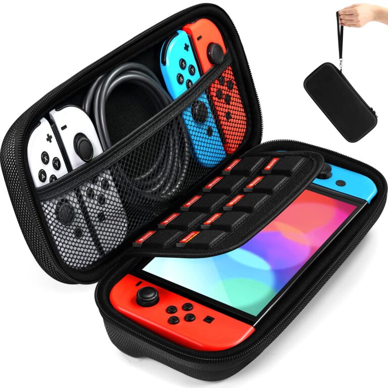 iVoler Custodia Rigida da Viaggio per Nintendo Switch e Switch OLED