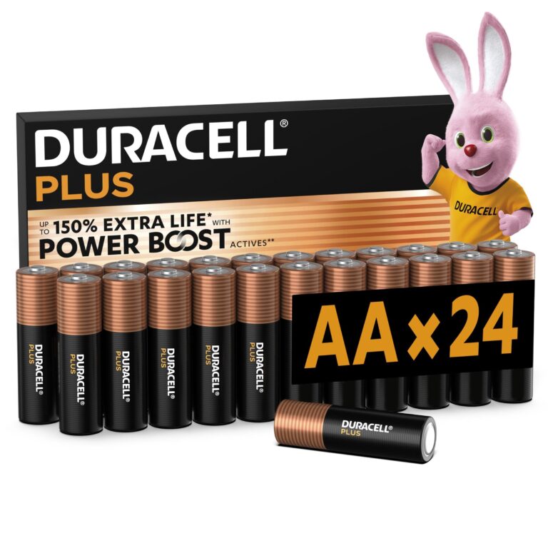 Duracell Plus AA Alcaline 1,5 V, confezione da 24