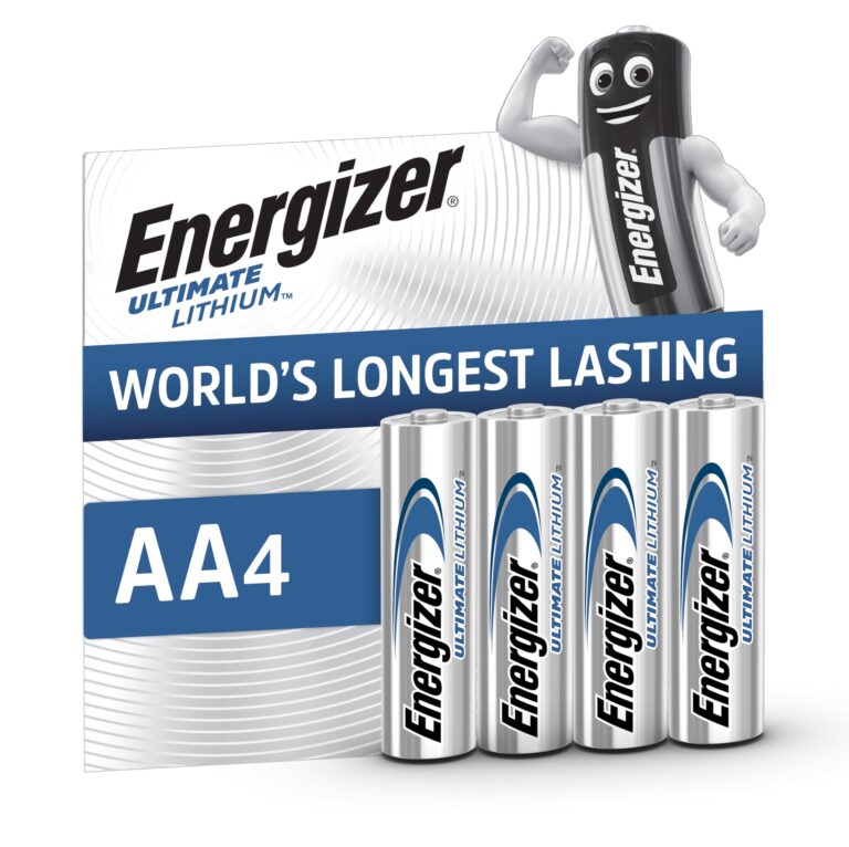 Energizer Ultimate Lithium AA 1,5V – Confezione da 4 pile al litio