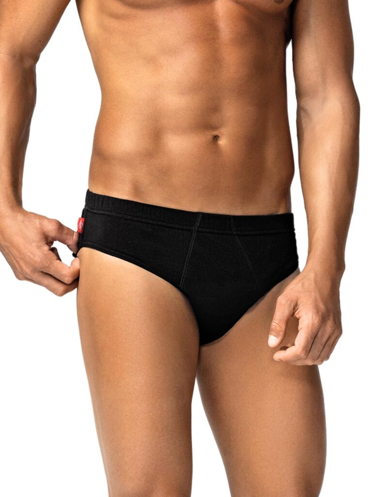 Liabel Slip Uomo 100% Cotone con Cuciture Rinforzate pacco da 4