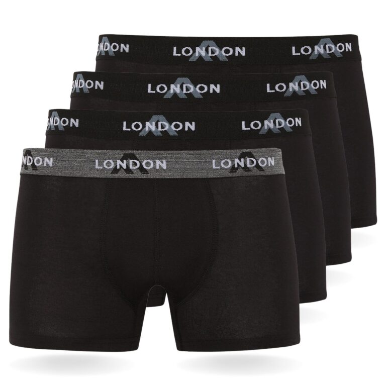 FM London Boxer Uomo in cotone, pacco da 4 o 8