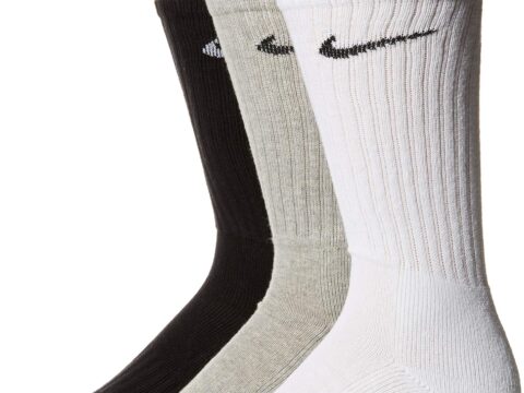 Nike 3-Pack Calze Value Cotton Crew Uomo – Confezione da 3 paia