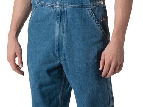 Big Smith Liberty Salopette Denim Stonewashed Uomo