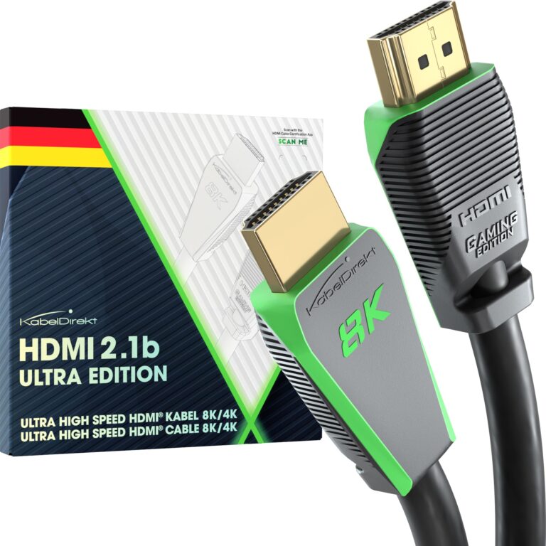 KabelDirekt Cavo HDMI 2.1 8K 3 m Edizione Gamer
