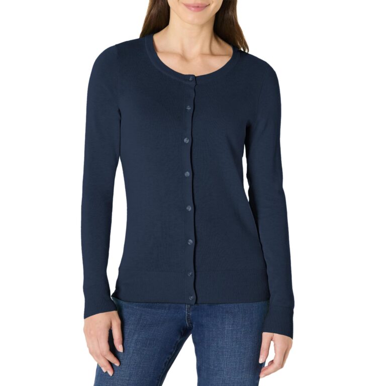 Amazon Essentials Cardigan girocollo leggero da donna, taglie forti