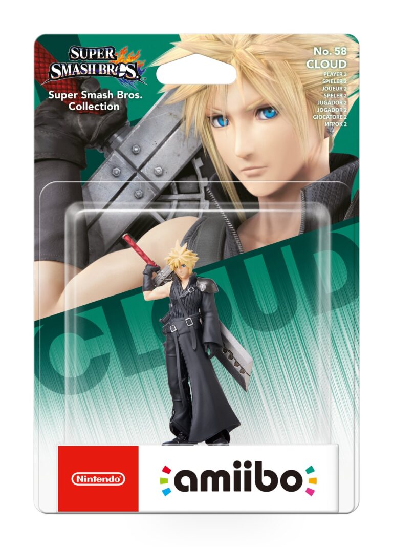 Amiibo Cloud Giocatore 2 - Super Smash Bros. Collection Switch